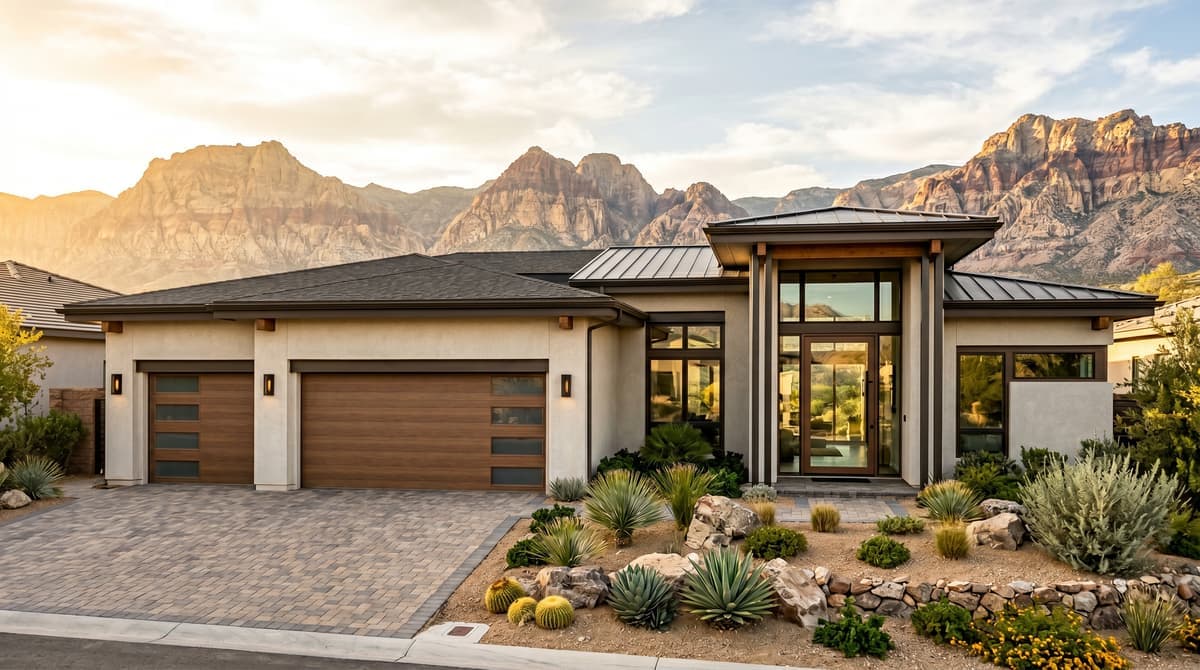 Summerlin luxury home sold by Nevada Real Estate Group with Red Rock Canyon views
