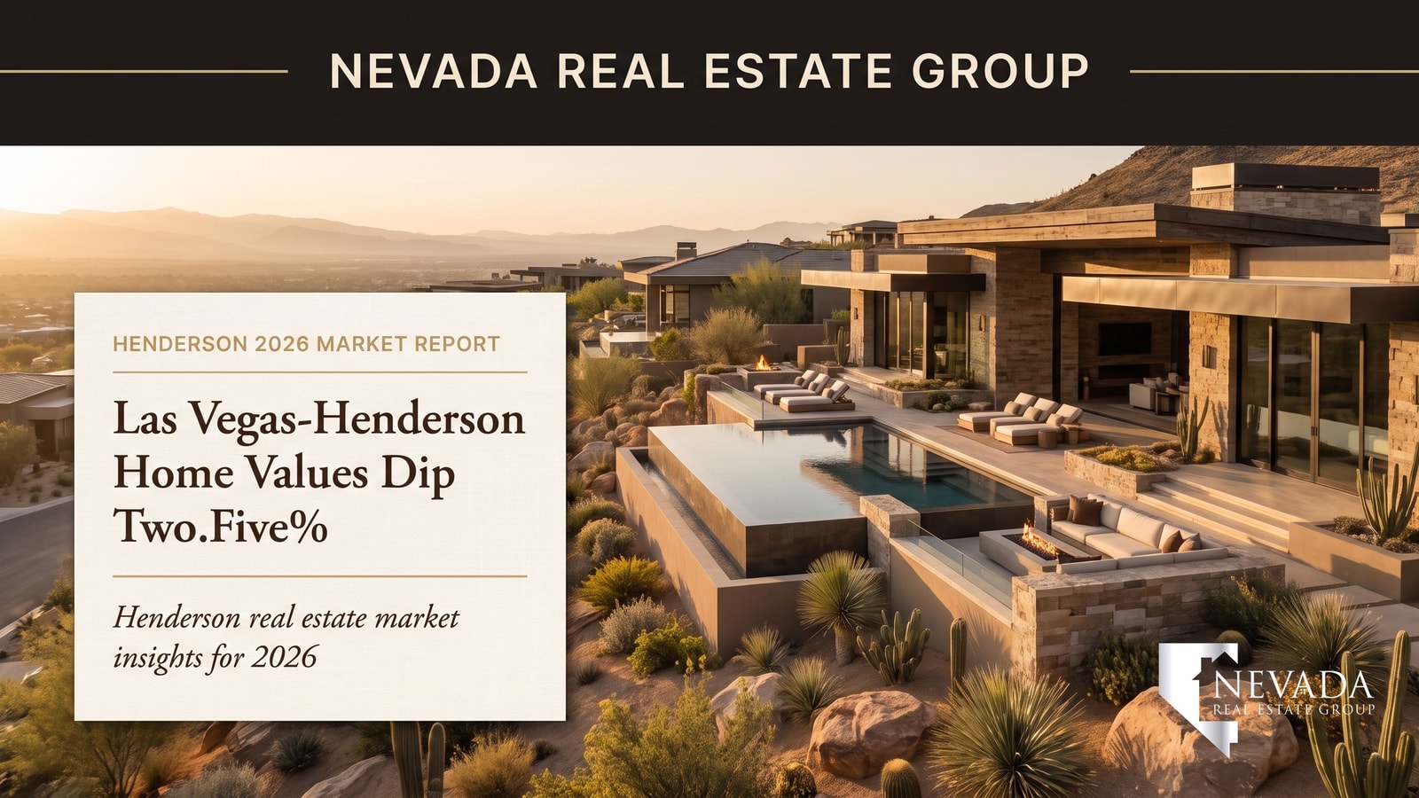 Henderson home values pricing trend chart for 2026 Las Vegas market