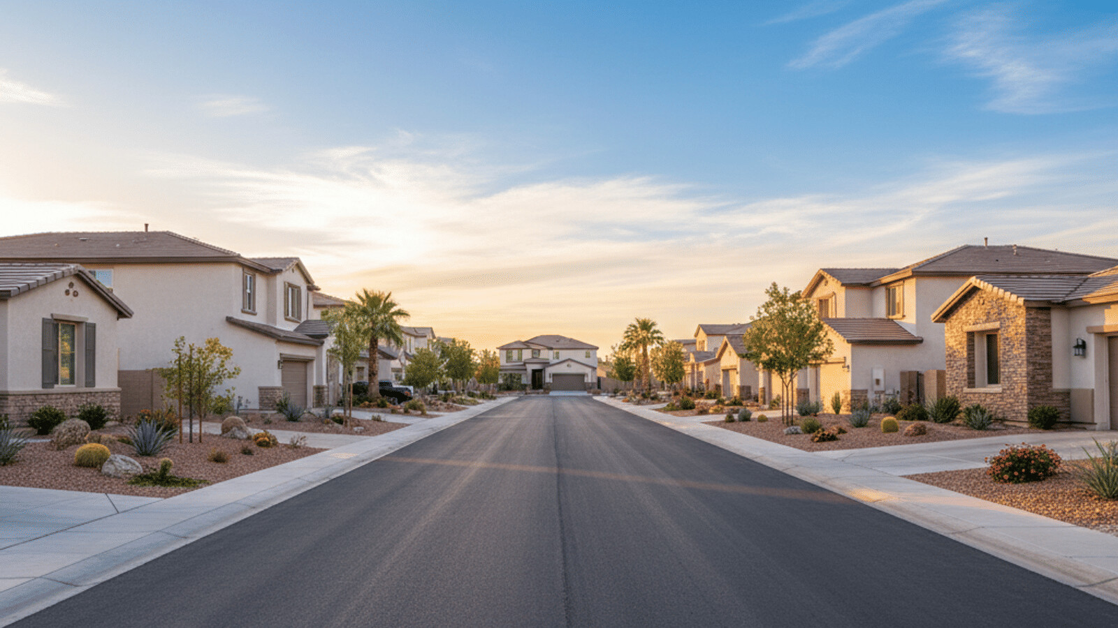 Las Vegas and Henderson residential neighborhood with newer construction homes 2026