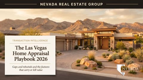 Las Vegas Home Appraisal Guide 2026: Gaps & Rebuttals